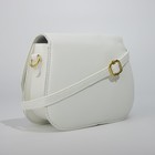 Сумка-мессенджер на молнии, цвет белый 7824781