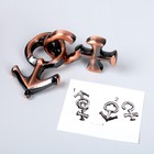 Головоломка металлическая «Открой секрет любви», пара - фото 21681581