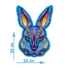 Пазл фигурный «Заяц», на подложке, 56 деталей - Фото 2