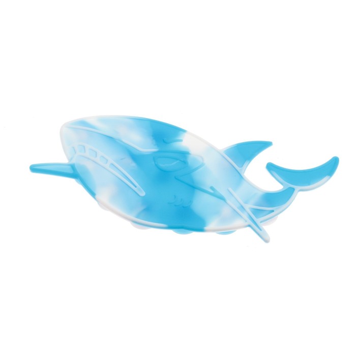 Развивающая игрушка «Акула» с присосками, цвета МИКС - Фото 1