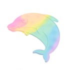 Развивающая игрушка «Дельфин» с присосками, цвета МИКС - Фото 1