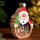 Декор с подсветкой «Дед Мороз и ёлка» - фото 9586004