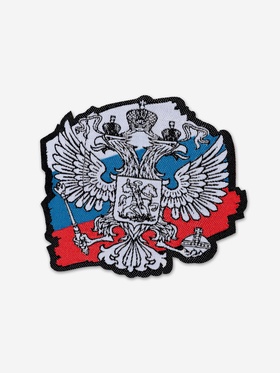 Термоаппликация «Герб», 7?6.6 см, фасовка 10 шт., разноцветная (комплект 10 шт)