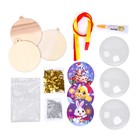 Набор для творчества «Новогоднее украшение на ёлку», 3 формы - фото 21681827