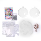 Набор для творчества. Ёлочный шар с перьями - Фото 4