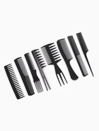 Набор расчёсок, 8 предметов, чёрный - Фото 1
