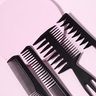 Набор расчёсок, 8 предметов, чёрный - Фото 5