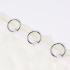 Кольцо для карниза, разъёмное, d=32/38 мм, 10 шт., цвет серебряный - Фото 2