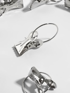 Кольцо для карниза, с зажимом, d=30/33 мм, цвет серебряный - Фото 2