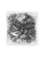 Кольцо для карниза, с зажимом, d=30/33 мм, цвет серебряный - Фото 5