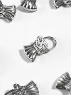 Зажим для штор «Ракушка», 31×15 мм, цвет серебряный - Фото 2