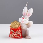 Свеча фигурная «Кролик с мешком» , 10,5х7,5 см, 81 г - Фото 4