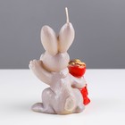 Свеча фигурная «Кролик с мешком» , 10,5х7,5 см, 81 г - Фото 5