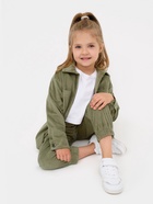 Костюм для девочки KAFTAN Velvet, размер 36 (134-140 см), зелёный - Фото 6