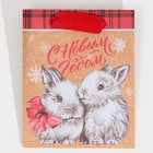 Пакет крафтовый вертикальный «Кролики», S 12 × 15 × 5.5 см - Фото 6