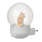 Ночник "Мишка с короной" LED белый 7х7х11 см RISALUX - Фото 5