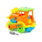 Конструктор-транспорт «Паровоз», 48 элементов - фото 21682501