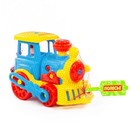 Конструктор-транспорт «Паровоз», 48 элементов - фото 21682509