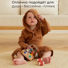 Халат детский муслиновый LoveLife (2 года, рост 92-98 см), цвет корицы, 100% хлопок, 235 гр/м2 - Фото 4