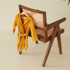 Халат детский муслиновый LoveLife (3 года, рост 98-104 см), горчичный, 100% хлопок, 235 г/м² - Фото 7