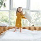 Халат детский муслиновый LoveLife (3 года, рост 98-104 см), цвет горчичный, 100% хлопок, 235 гр/м2 - Фото 9