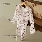 Халат муслиновый детский LoveLife «Сердечки», рост 98-104 см - Фото 3