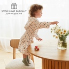 Халат муслиновый детский LoveLife «Сердечки», рост 98-104 см - Фото 5