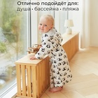 Халат детский муслиновый LoveLife «Панды» (2 года, рост 92-98 см) 100% хлопок, 235 г/м² - Фото 4