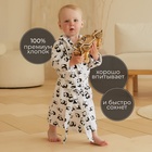 Халат муслиновый детский LoveLife «Панды», рост 104-110 см, 100% хлопок, 235 г/м² - Фото 2