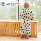 Халат муслиновый детский LoveLife «Панды», рост 104-110 см, 100% хлопок, 235 г/м² - Фото 5