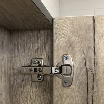 Зеркало шкаф для ванной комнаты Comforty «Вена 55», 550×800 мм, цвет дуб дымчатый