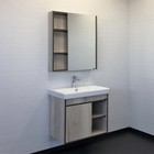 Зеркало-шкаф COMFORTY «Вена-70» дуб дымчатый - фото 12610602