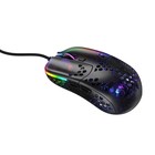 Мышь Xtrfy MZ1 – ZY’S RAIL, игровая, проводная, подсветка RGB, 16000 dpi, USB, чёрная - фото 51301749
