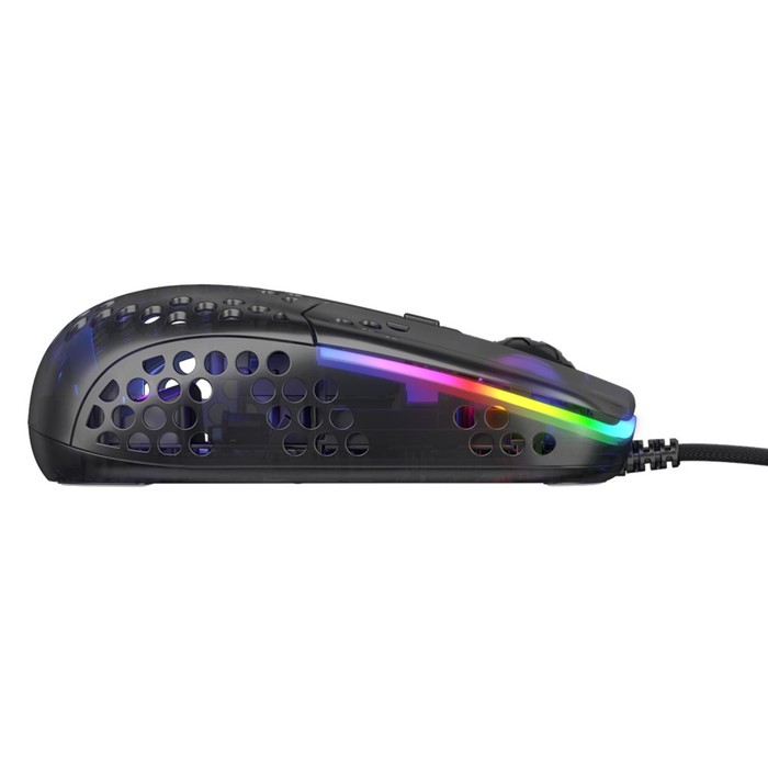 Мышь Xtrfy MZ1 – ZY’S RAIL, игровая, проводная, подсветка RGB, 16000 dpi, USB, чёрная - фото 51301752