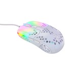 Мышь Xtrfy MZ1 – ZY’S RAIL, игровая, проводная, подсветка RGB, 16000 dpi, USB, белая - фото 51301754
