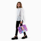 Папка с ручками А4, на молнии, пластик, 33×26×7 см «Холодное сердце» - Фото 7