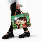 Папка пластиковая с ручками А4, на молнии, 7.5×33×26 см, «Гравити Фолз» - Фото 7