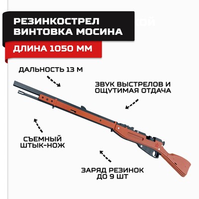 Деревянная снайперская винтовка VozWooden Active AWP / AWM Генезис (Стандофф 2 резинкострел)