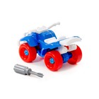 Конструктор-транспорт «Квадроцикл», 24 элемента - фото 25444884