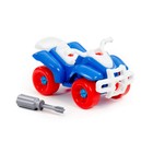 Конструктор-транспорт «Квадроцикл», 24 элемента - фото 25444886