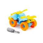 Конструктор-транспорт «Квадроцикл», 24 элемента - фото 25444889