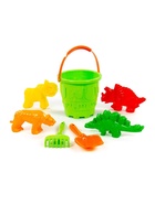 Набор игрушек для песочницы, 7 предметов: ведро, лопатка, грабельки, формочки, МИКС - Фото 4