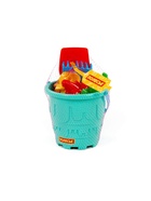 Набор игрушек для песочницы, 7 предметов: ведро, лопатка, грабельки, формочки, МИКС - Фото 8