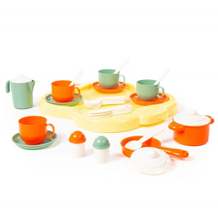 Набор посуды «Янина», с подносом на 4 персоны 55453