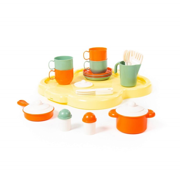 Набор посуды «Янина», с подносом на 4 персоны 55453