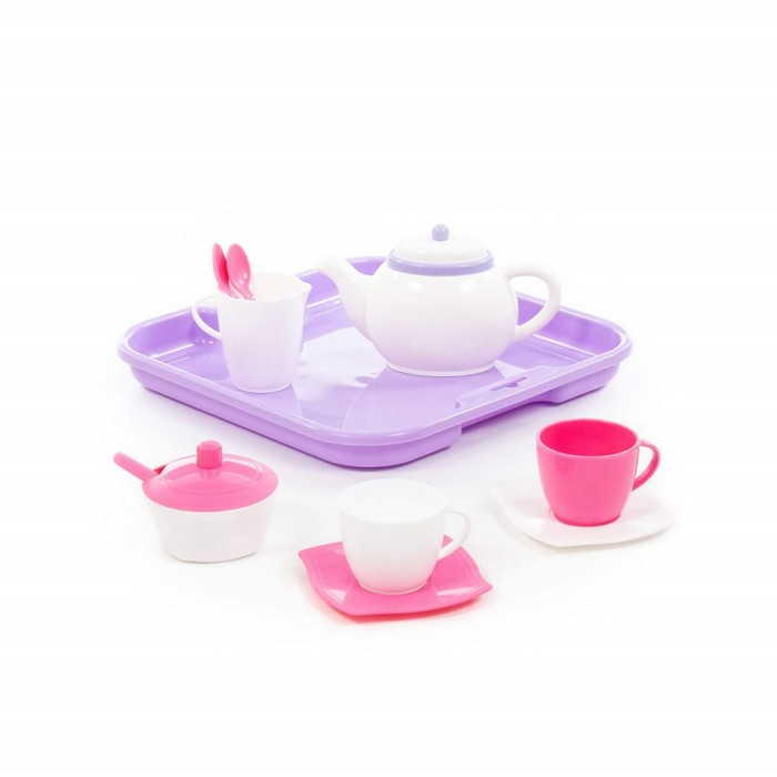 Набор детской посуды «Алиса», с подносом на 2 персоны, 13 элементов 55455