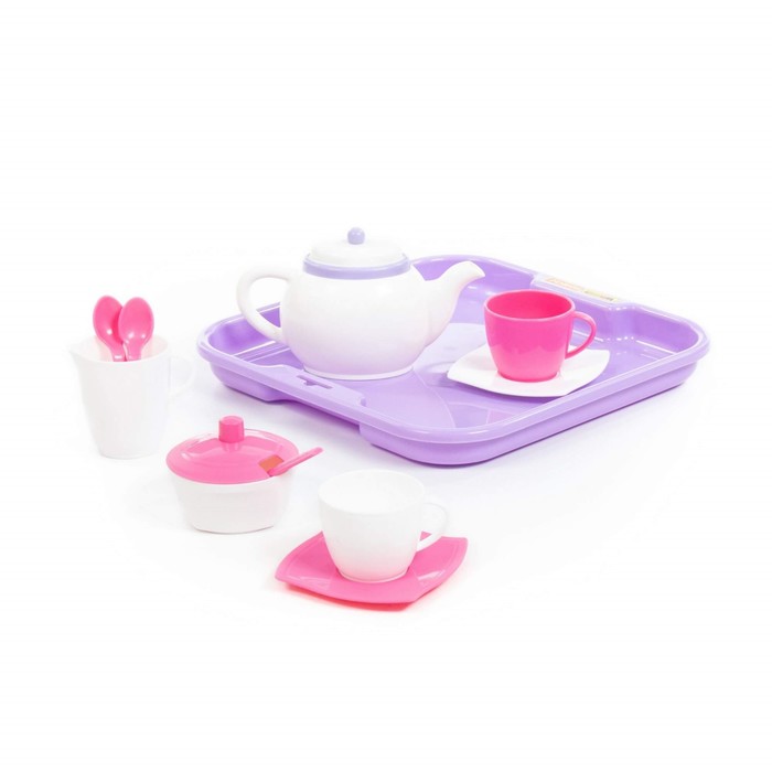 Набор детской посуды «Алиса», с подносом на 2 персоны, 13 элементов 55455