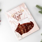 Скетчбук А5, 40 листов, в мягкой обложке, на гребне, 100 г/м² «Новый год: Время чудес» 7879736 - фото 14064047