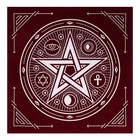 Скатерть для гадания бархатная «Пентаграмма», 50×50 см, бордовая, 16+ - Фото 2