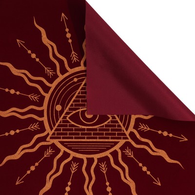 Скатерть для гадания бархатная «Всевидящее око», 50×50 см, 16+